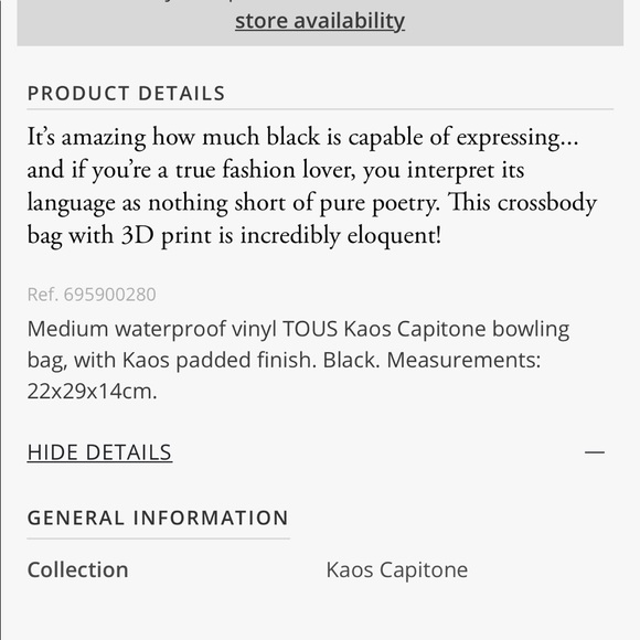 Tous capitone rose gold bag - Picture 11 of 11